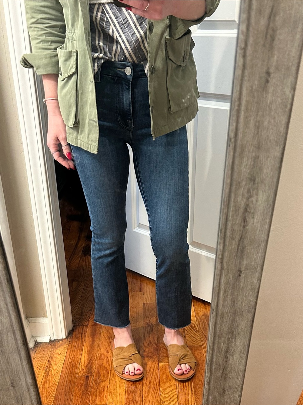 Frame Le Crop Mini Boot Stretch Jeans - Picture 6 of 16